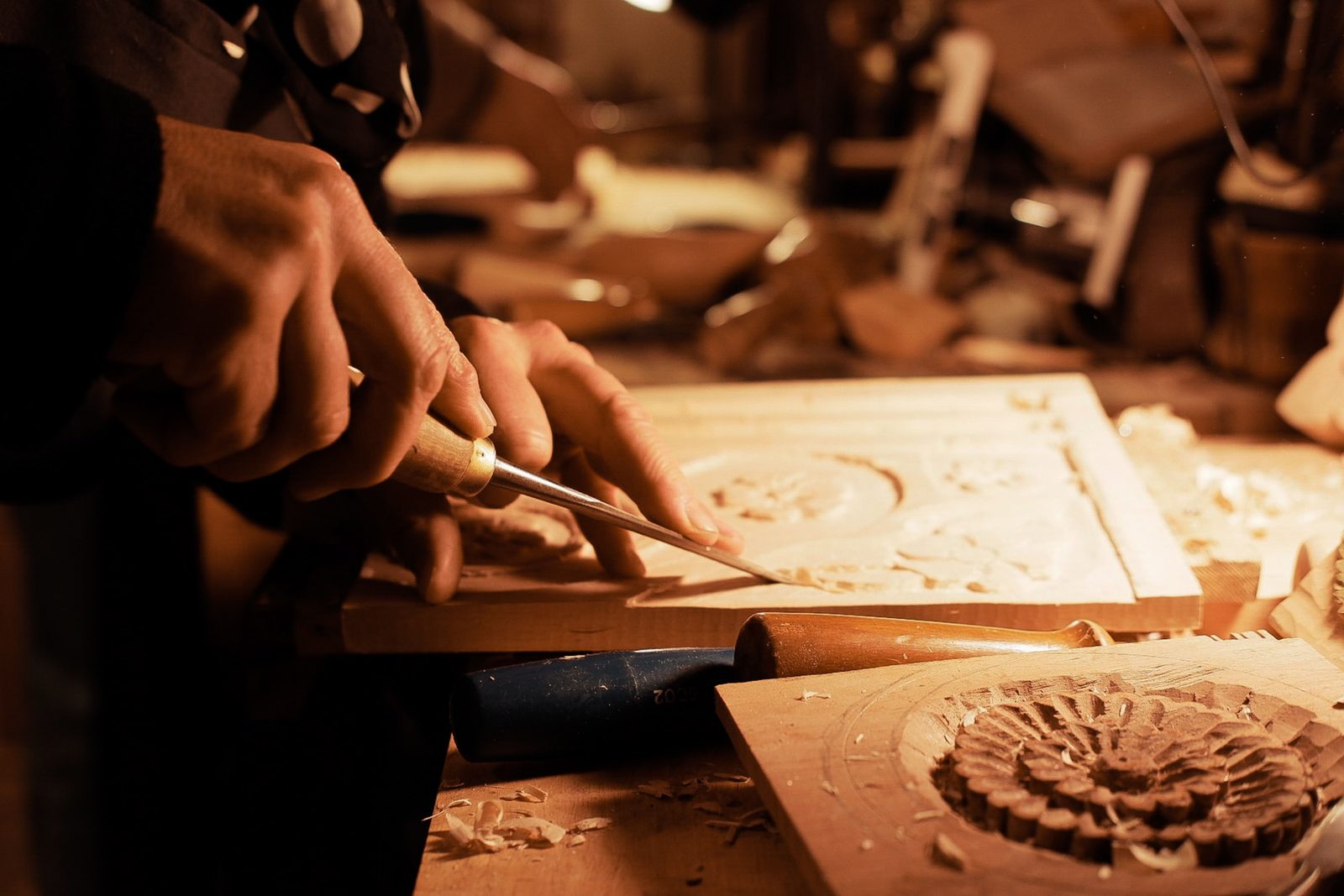 Établi de l'atelier Berthet