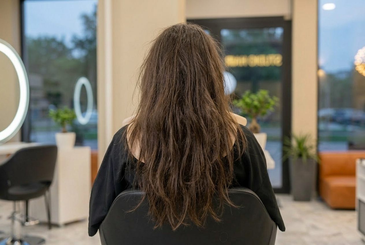 Avant coiffure